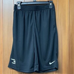 3Brand Boy’s Black Nike Swoosh Shorts XL NWT